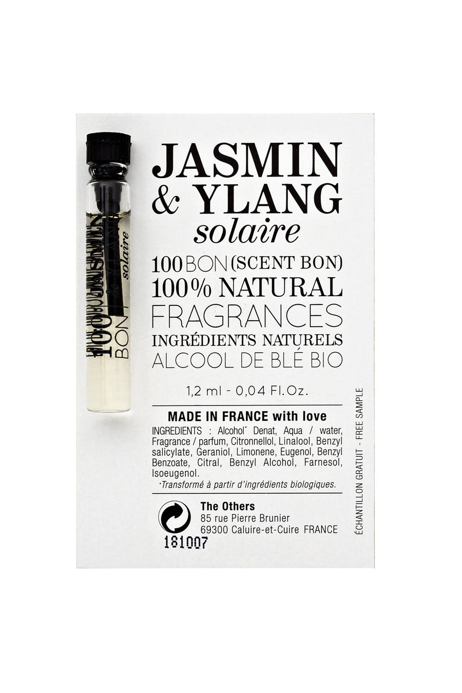 Jasmin & Ylang solaire 1,2ml