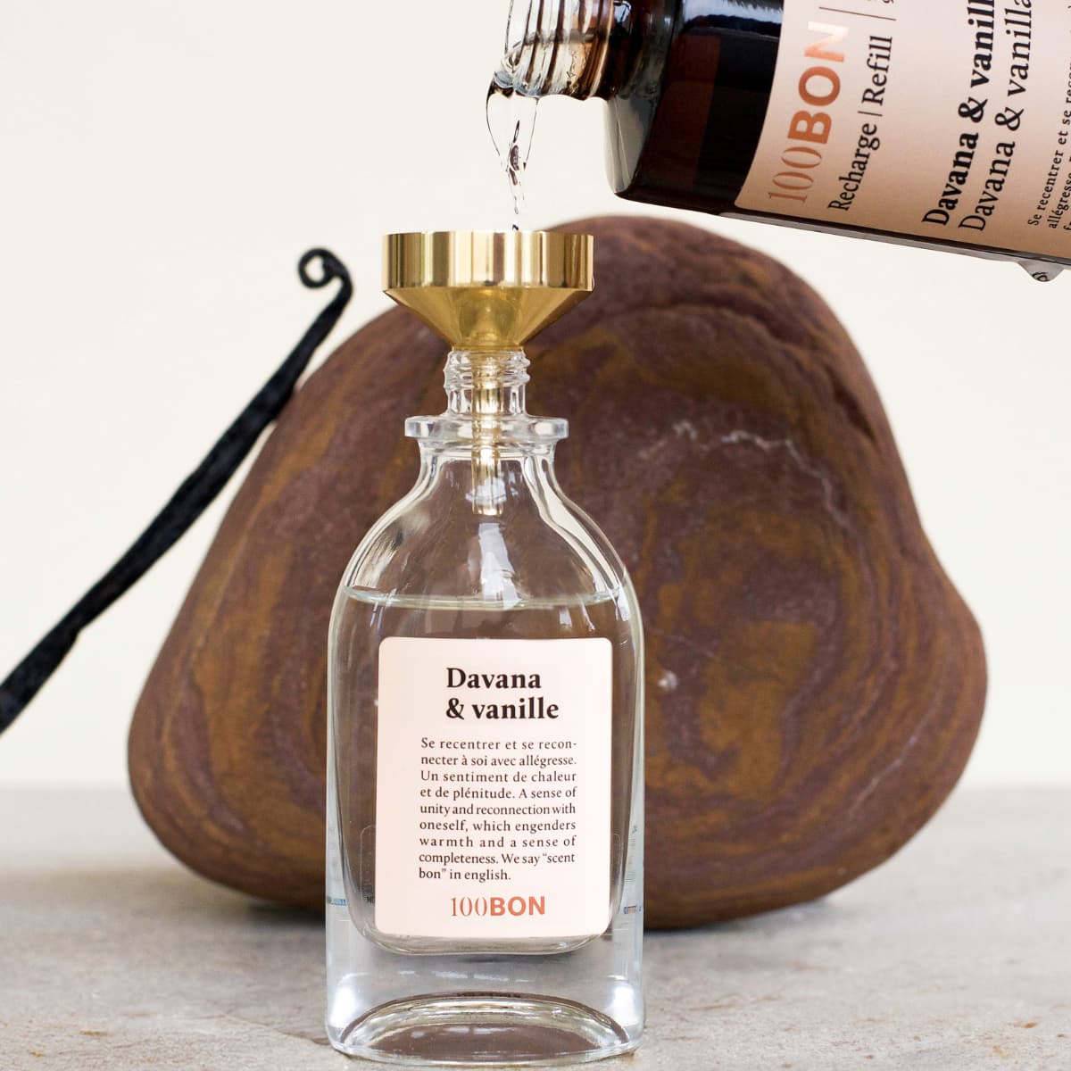 recharge parfum avec entonnoir